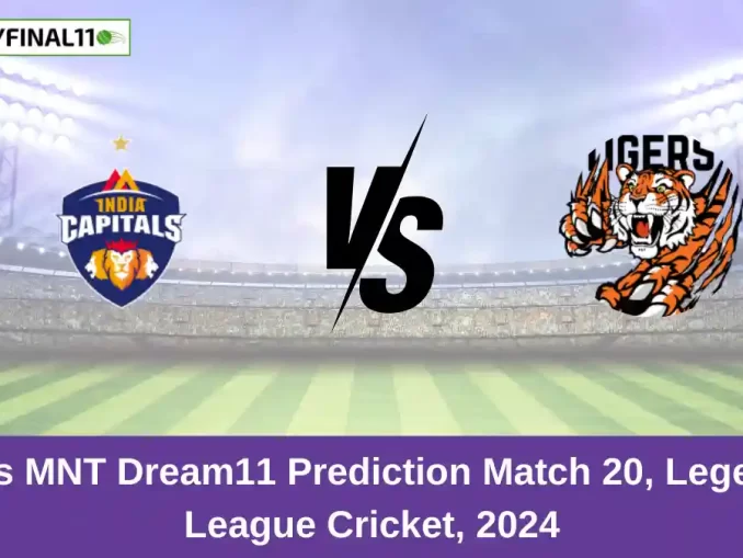 IC vs MNT Dream11 Prediction Match 20, Legends League Cricket, 2024