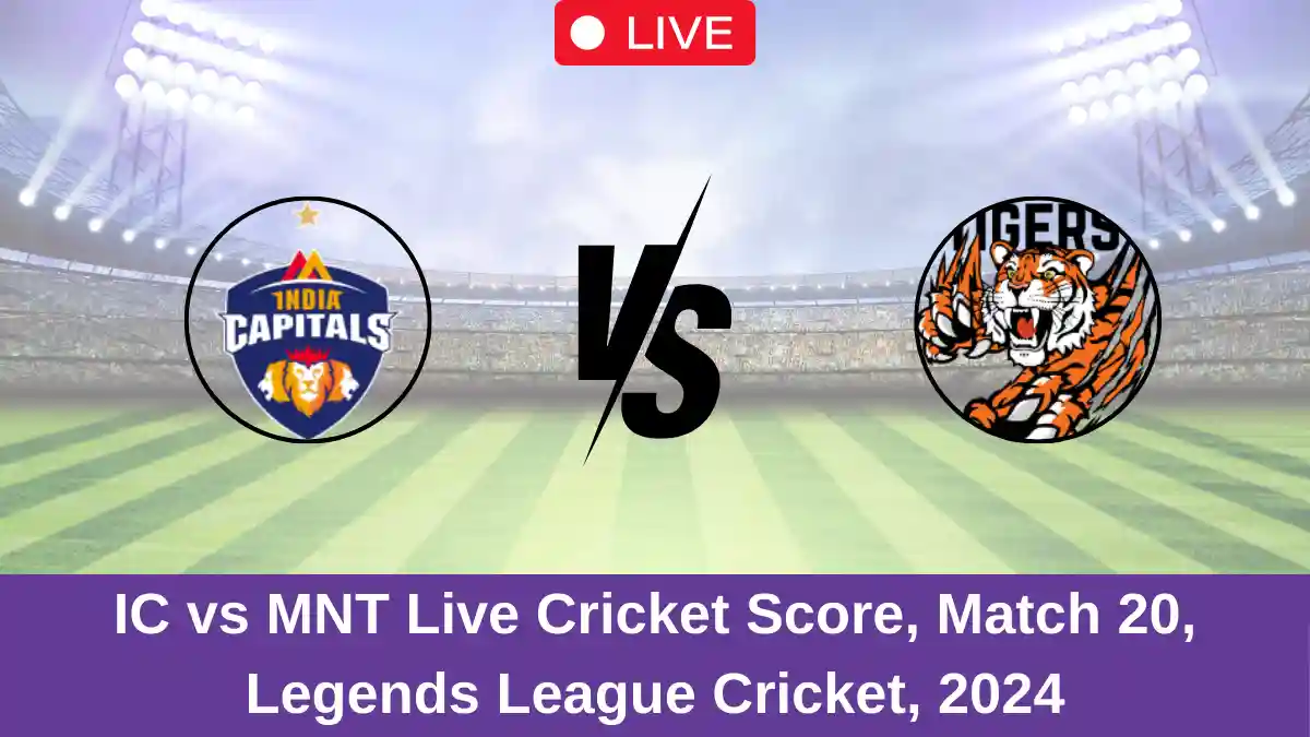 IC vs MNT Live Cricket Score, Match 20, Legends League Cricket, 2024