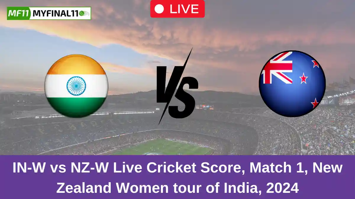 IN-W vs NZ-W Live Cricket Score, Match 1, New Zealand Women tour of India, 2024 (2)