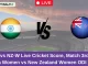 IN-W vs NZ-W Live Cricket Score, Match 3rd ODI, India Women vs New Zealand Women ODI 2024