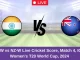 IN-W vs NZ-W Live Cricket Score, Match 4, ICC Women's T20 World Cup, 2024