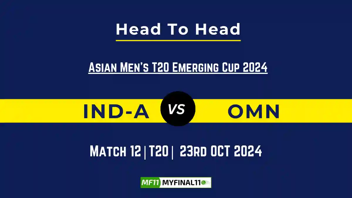 IND-A vs OMN Player Battle, Head to Head Team Stats, Player Record ICC Women's T20 World Cup Warm-up Matches- 10th Match