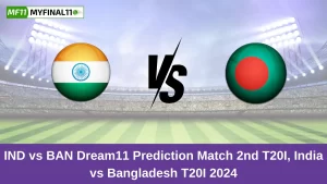 IND vs BAN Dream11 Prediction Match 2nd T20I, India vs Bangladesh T20I 2024