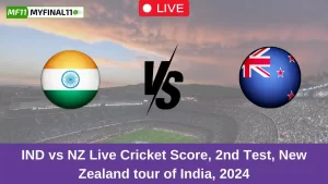 IND vs NZ Live Cricket Score, 2nd Test, New Zealand tour of India, 2024 (1)