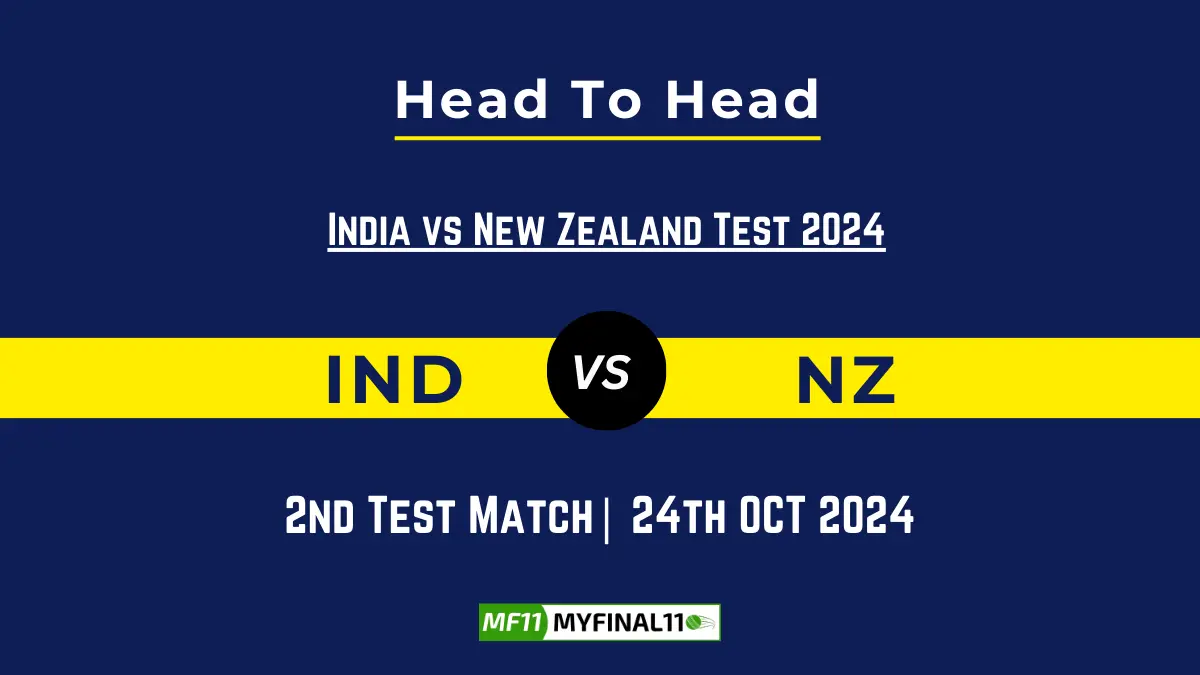 IND vs NZ Player Battle, Head to Head Team Stats, Team Record - India vs New Zealand Test 2024