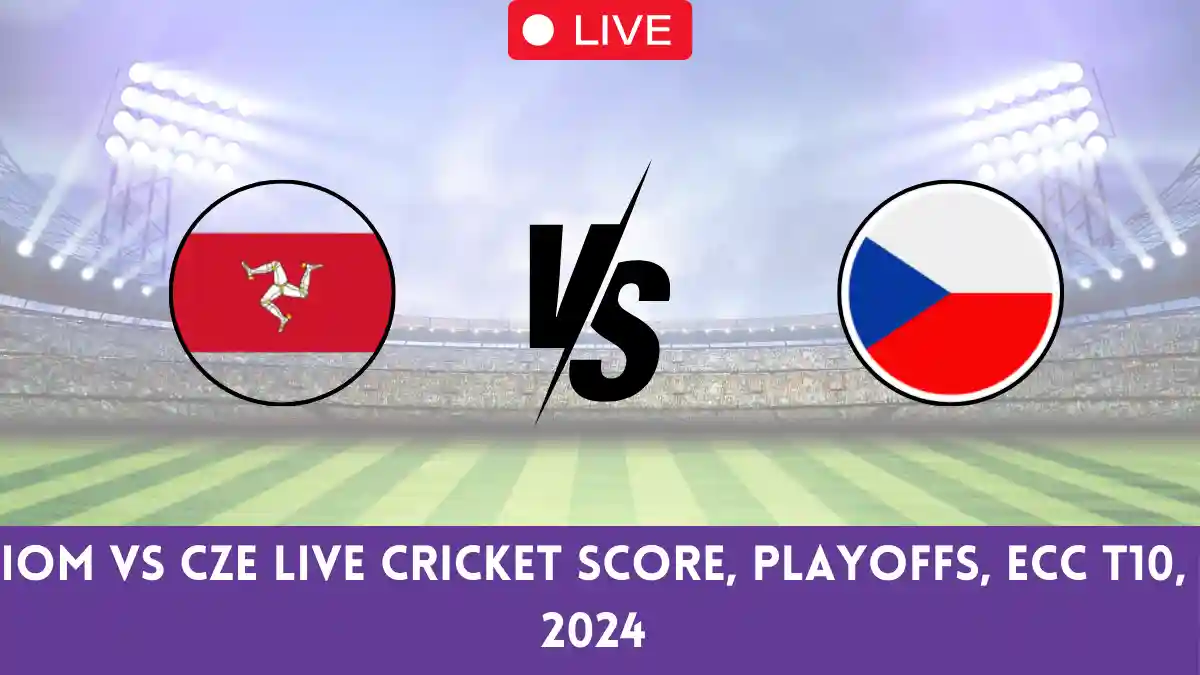 IOM vs CZE Live Cricket Score, Playoffs, ECC T10, 2024