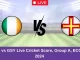 IRE-XI vs GSY Live Cricket Score, Group A, ECC T10, 2024