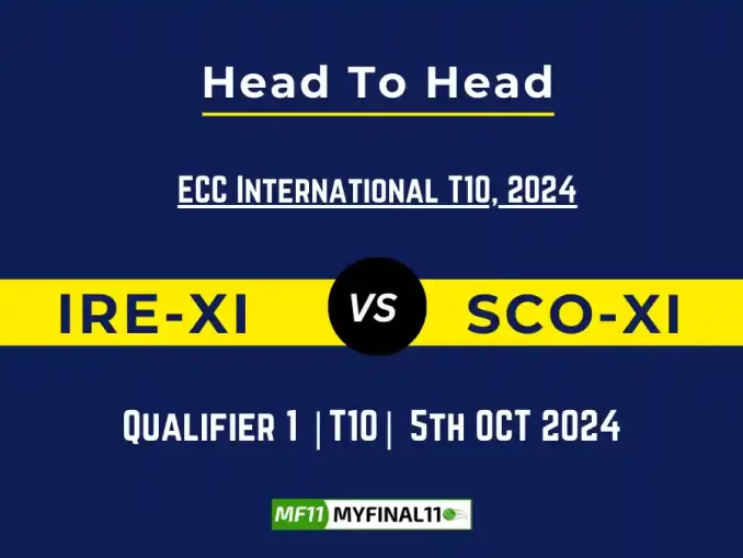 IRE-XI vs SCO-XI Player Battle, Head to Head Team Stats, Player Record Namibia T20I Tri-Series, 2024- 4th Match