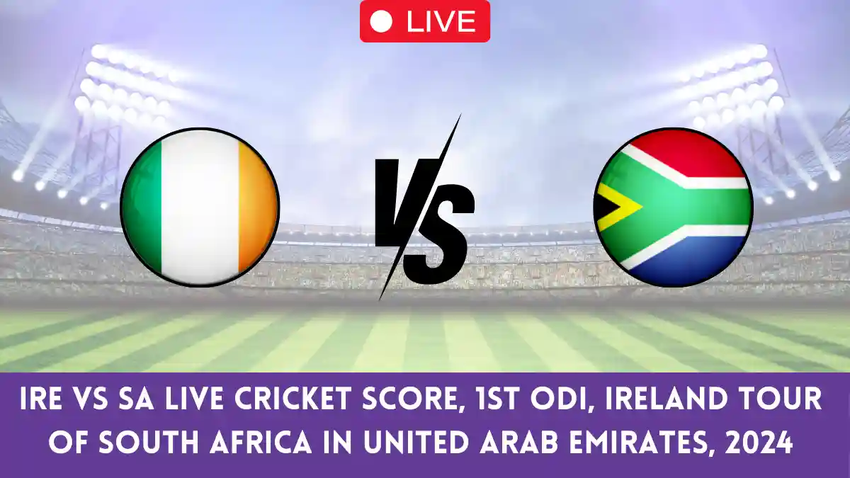 IRE vs SA Live Cricket Score, 1st ODI, Ireland tour of South Africa in United Arab Emirates, 2024