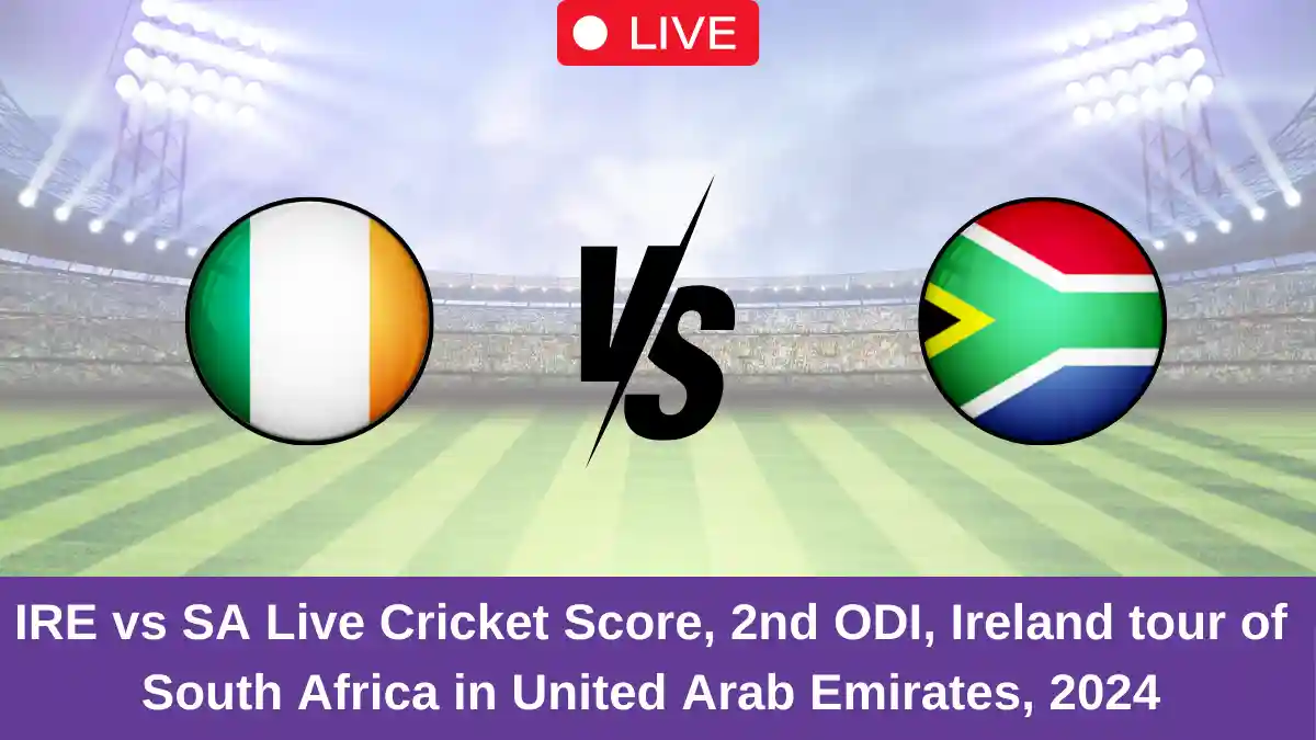 IRE vs SA Live Cricket Score, 2nd ODI, Ireland tour of South Africa in United Arab Emirates, 2024