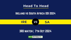 IRE vs SA Player Battle, Head to Head Team Stats, Player Record: Ireland vs South Africa ODI 2024- 3rd ODI Match