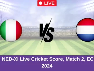 ITA vs NED-XI Live Cricket Score, Match 2, ECC T10, 2024