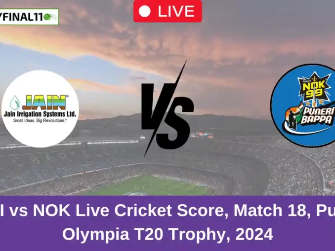 JAI vs NOK Live Cricket Score, Match 18, Pune Olympia T20 Trophy, 2024