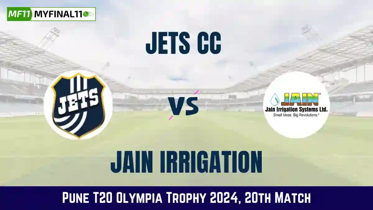 JET vs JAI Dream11 Prediction Today: Match 20 Pitch Report, and Key Player | Pune T20 Olympia Trophy 2024