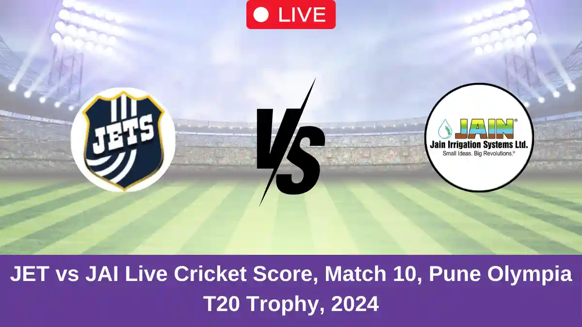 JET vs JAI Live Cricket Score, Match 10, Pune Olympia T20 Trophy, 2024