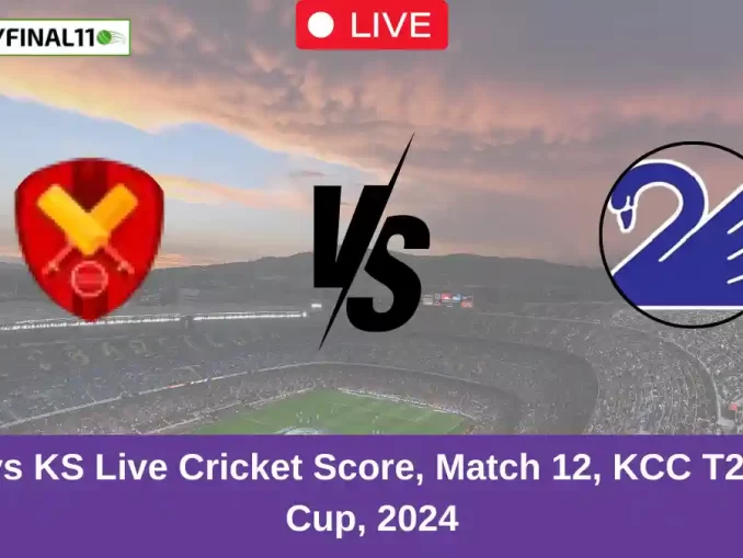 KMS vs KS Live Cricket Score, Match 12, KCC T20 Elite Cup, 2024