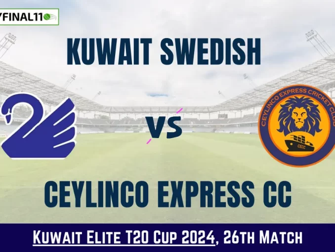 KS vs CECC Dream11 Prediction Today: Match 26 Pitch Report, and Key Player | Kuwait Elite T20 Cup 2024