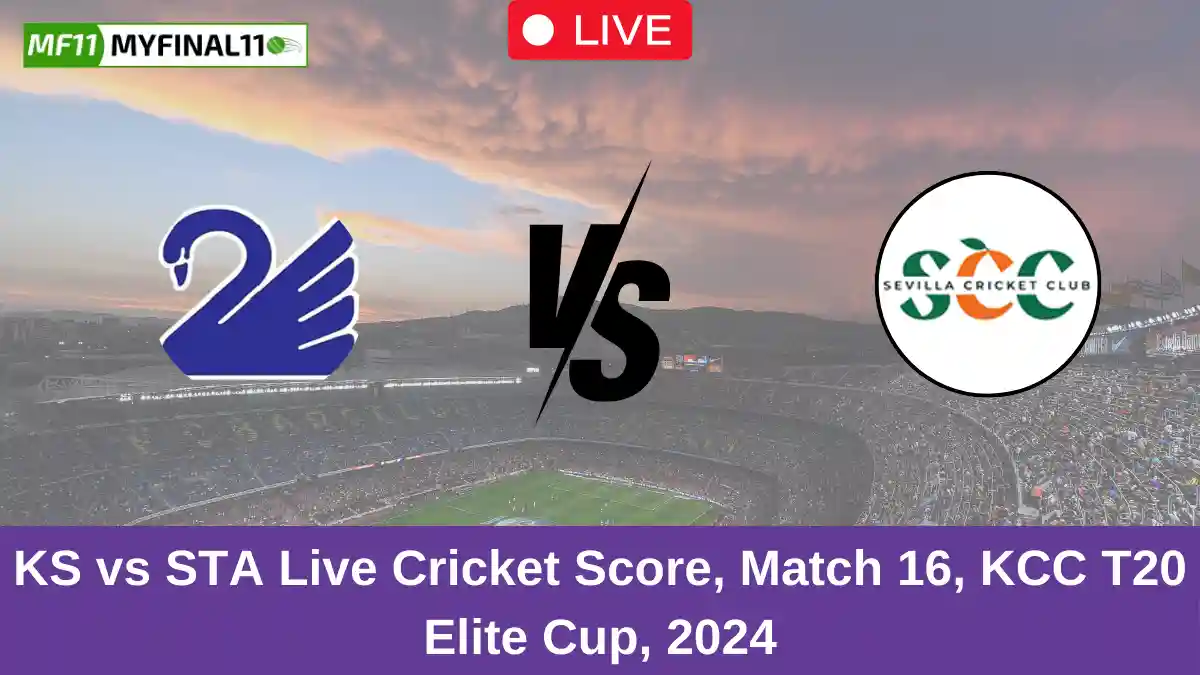 KS vs STA Live Cricket Score, Match 16, KCC T20 Elite Cup, 2024