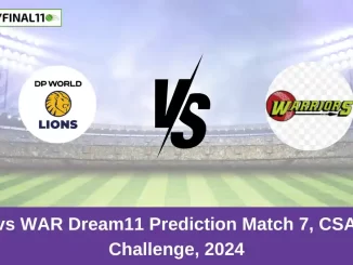 LIO vs WAR Dream11 Prediction Match 7, CSA T20 Challenge, 2024