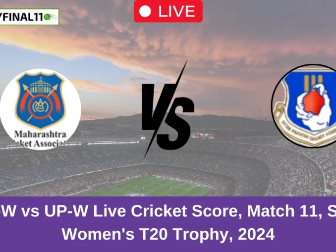 MAH-W vs UP-W Live Cricket Score, Match 11, Senior Women's T20 Trophy, 2024