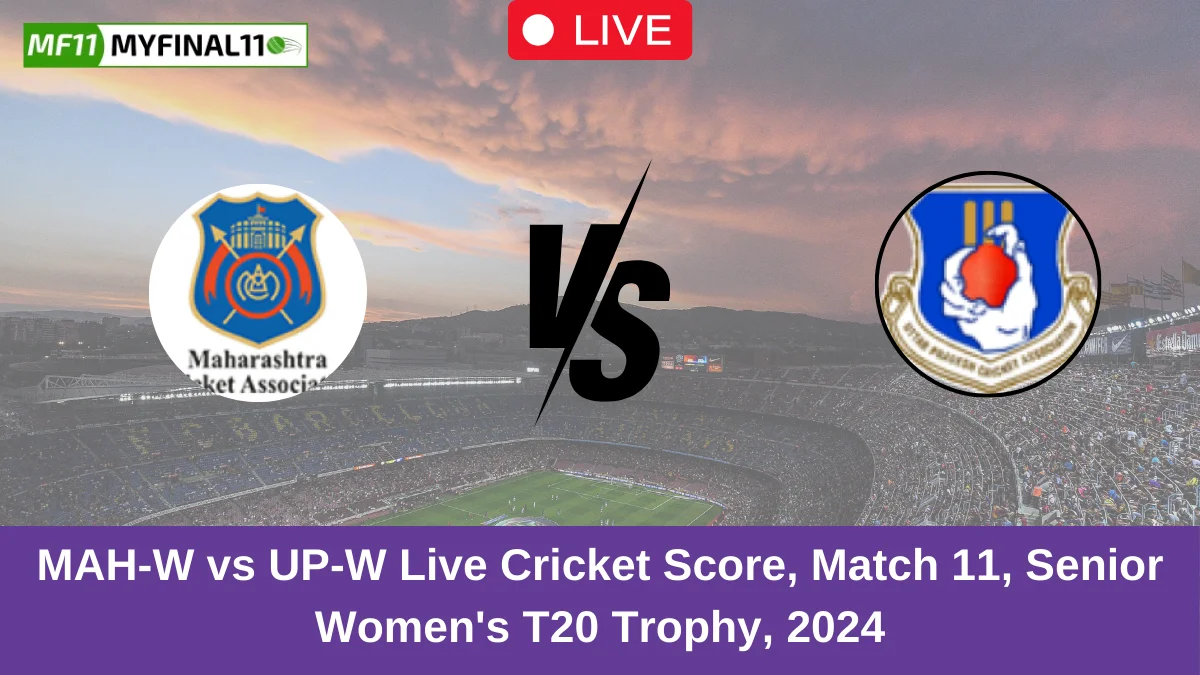 MAH-W vs UP-W Live Cricket Score, Match 11, Senior Women's T20 Trophy, 2024