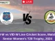 MAH-W vs VID-W Live Cricket Score, Match 18, Senior Women's T20 Trophy, 2024 (1)