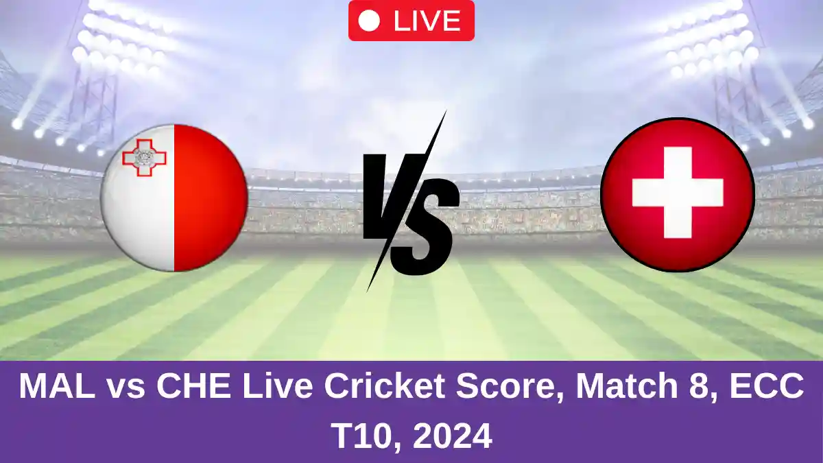 MAL vs CHE Live Cricket Score, Match 8, ECC T10, 2024