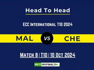 MAL vs CHE Player Battle, Head to Head Team Stats, Player Record