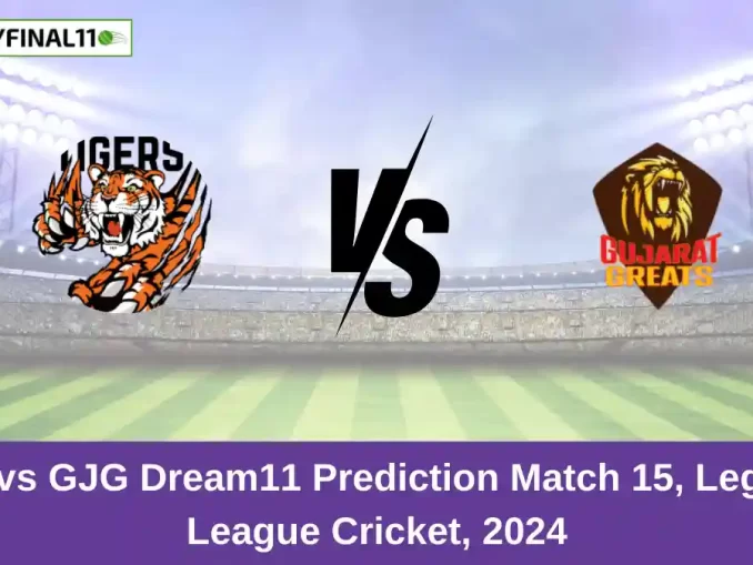 MNT vs GJG Dream11 Prediction Match 15, Legends League Cricket, 2024