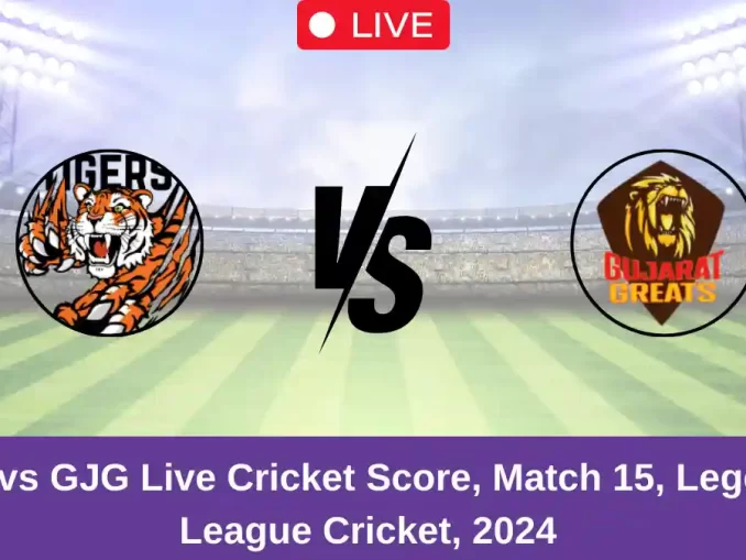 MNT vs GJG Live Cricket Score, Match 15, Legends League Cricket, 2024