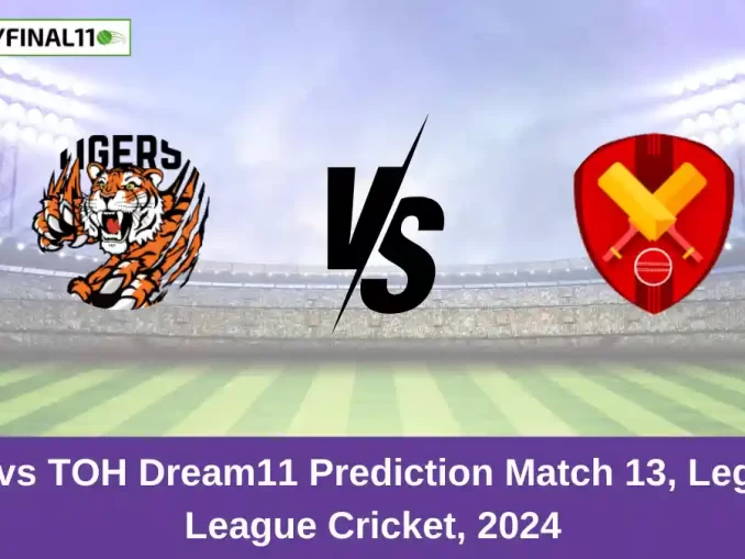 MNT vs TOH Dream11 Prediction Match 13, Legends League Cricket, 2024