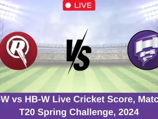 MR-W vs HB-W Live Cricket Score, Match 2, T20 Spring Challenge, 2024 (1)