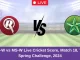 MR-W vs MS-W Live Cricket Score, Match 18, T20 Spring Challenge, 2024