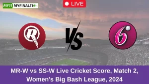 MR-W vs SS-W Live Cricket Score, Match 2, Women's Big Bash League, 2024