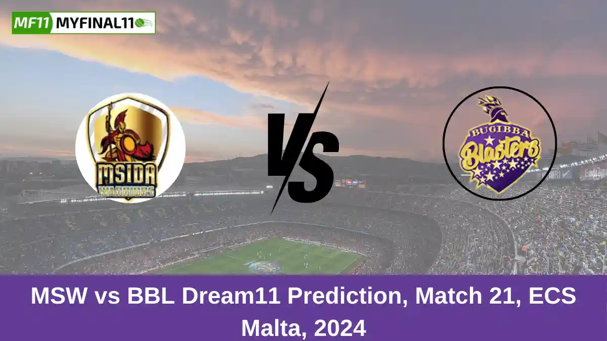 MSW vs BBL Dream11 Prediction, Match 21, ECS Malta, 2024 (1)