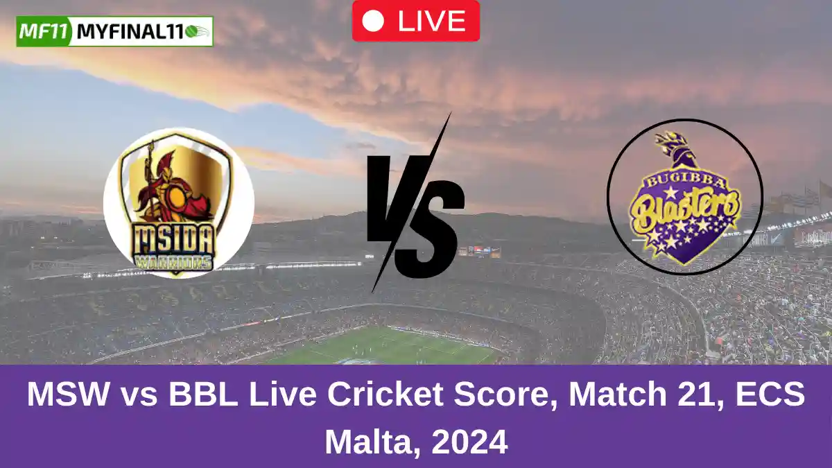 MSW vs BBL Live Cricket Score, Match 21, ECS Malta, 2024 (1)