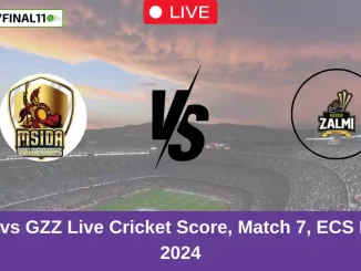 MSW vs GZZ Live Cricket Score, Match 7, ECS Malta, 2024