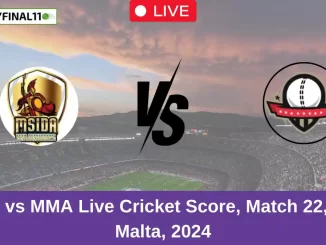 MSW vs MMA Live Cricket Score, Match 22, ECS Malta, 2024 (1)