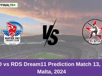 MTD vs RDS Dream11 Prediction Match 13, ECS Malta, 2024