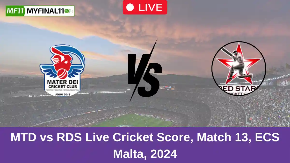 MTD vs RDS Live Cricket Score, Match 13, ECS Malta, 2024