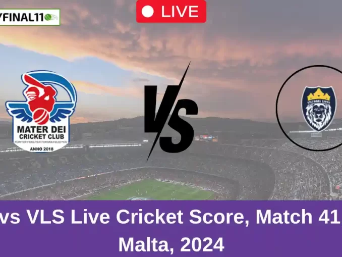 MTD vs VLS Live Cricket Score, Match 41, ECS Malta, 2024