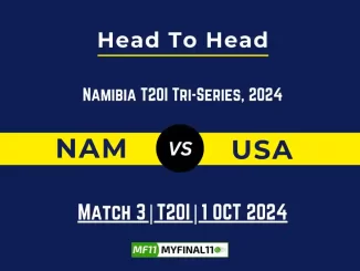 NAM vs USA Player Battle, Head to Head Team Stats, Player Record