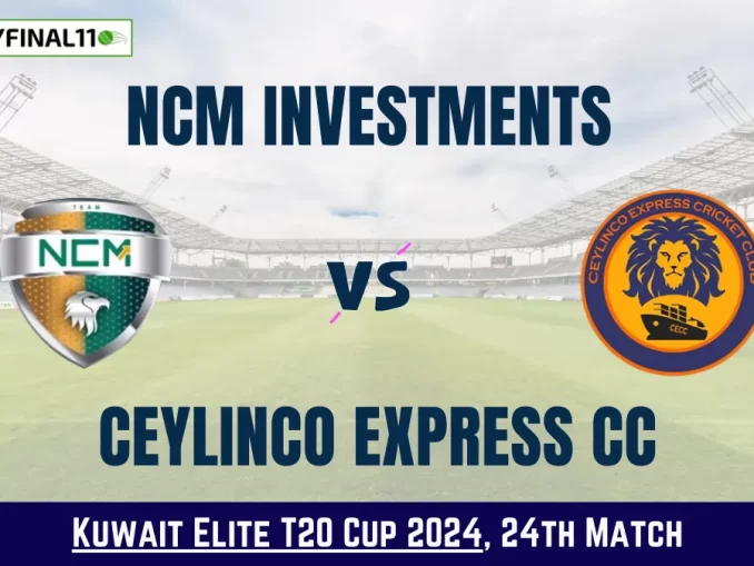 NCMI vs CECC Dream11 Prediction Today: Match 24 Pitch Report, and Key Player | Kuwait Elite T20 Cup 2024