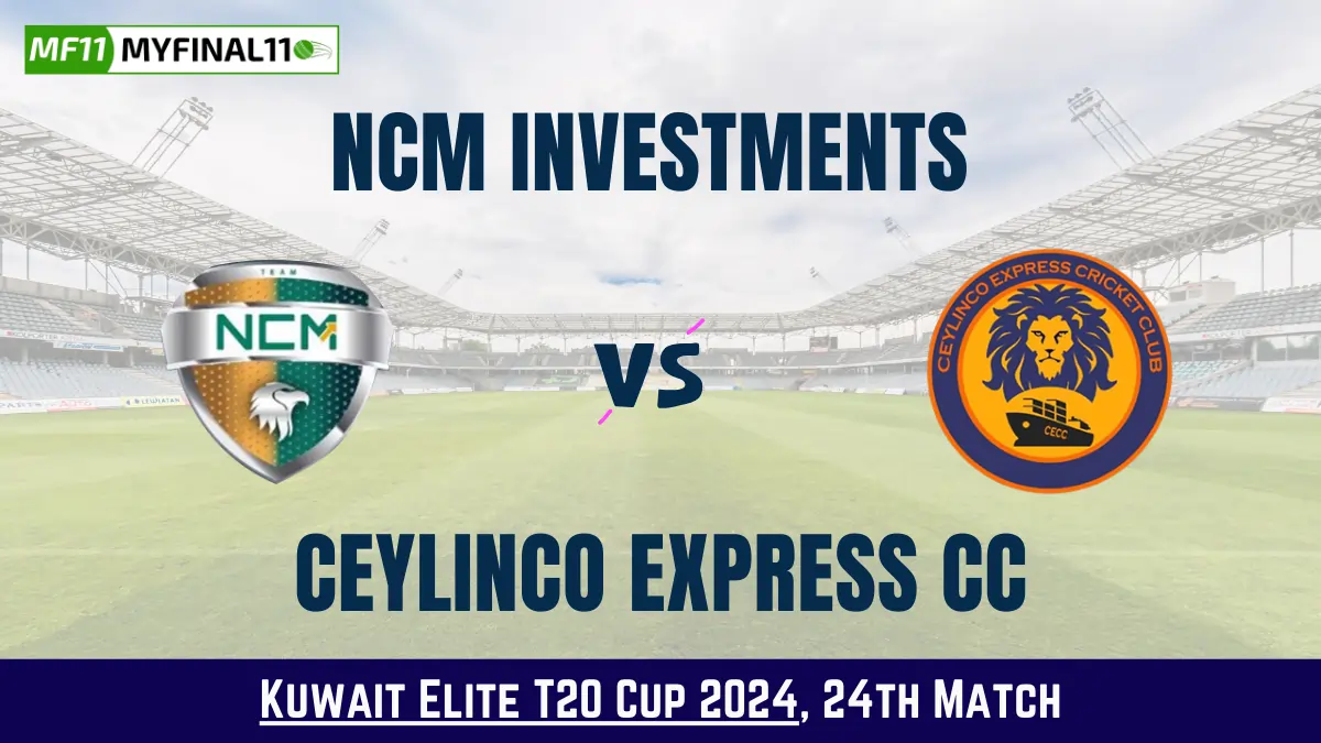 NCMI vs CECC Dream11 Prediction Today: Match 24 Pitch Report, and Key Player | Kuwait Elite T20 Cup 2024