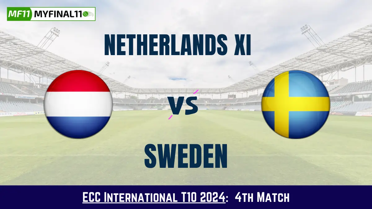 Get the best NED-XI vs SWE Dream11 Prediction fantasy team with NED-XI vs SWE Key player stats and pitch report for today's ECC International T10 2024.