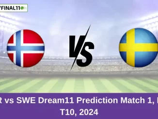 NOR vs SWE Dream11 Prediction Match 1, ECC T10, 2024