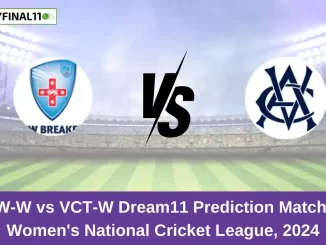 NSW-W vs VCT-W Dream11 Prediction Match 11, Women's National Cricket League, 2024