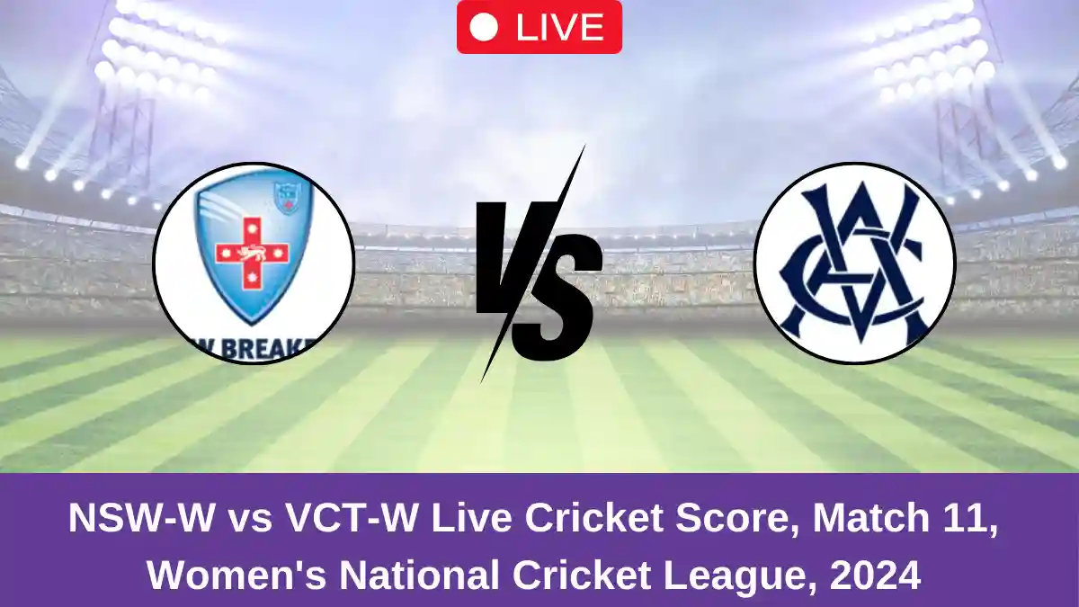 NSW-W vs VCT-W Live Cricket Score, Match 11, Women's National Cricket League, 2024