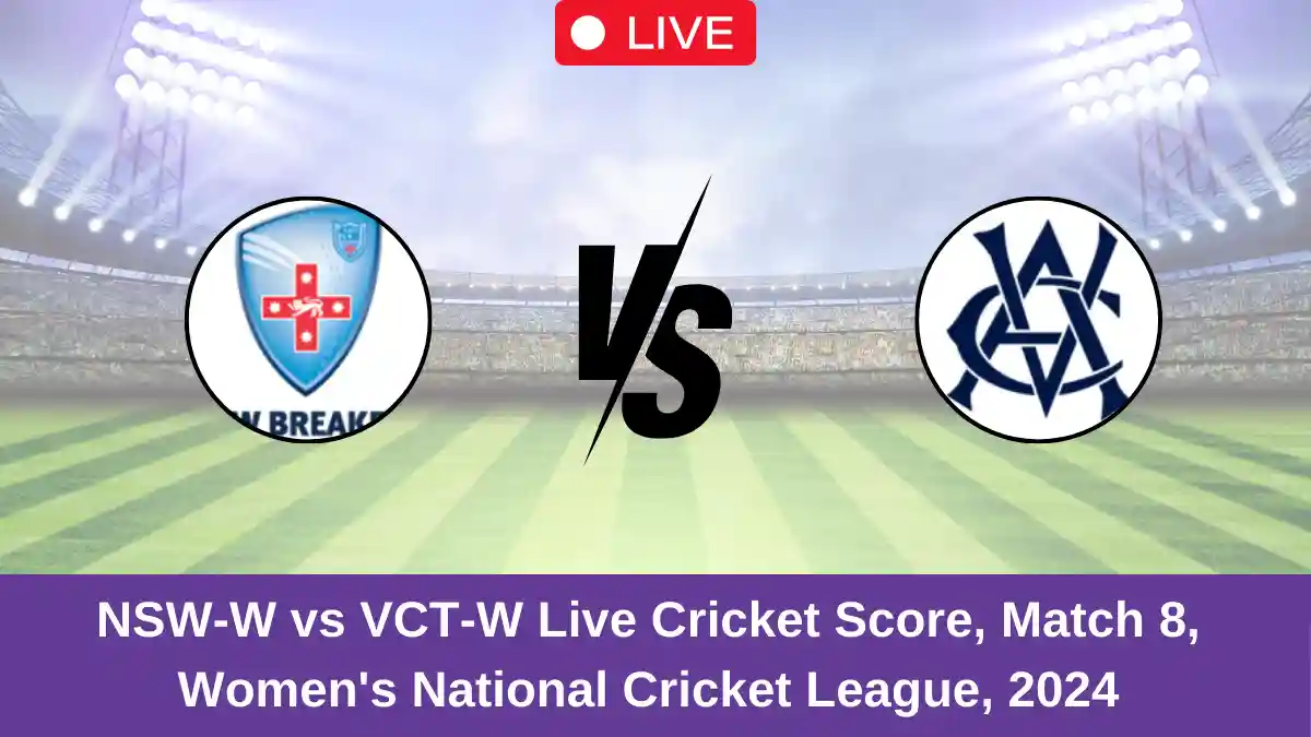 NSW-W vs VCT-W Live Cricket Score, Match 8, Women's National Cricket League, 2024