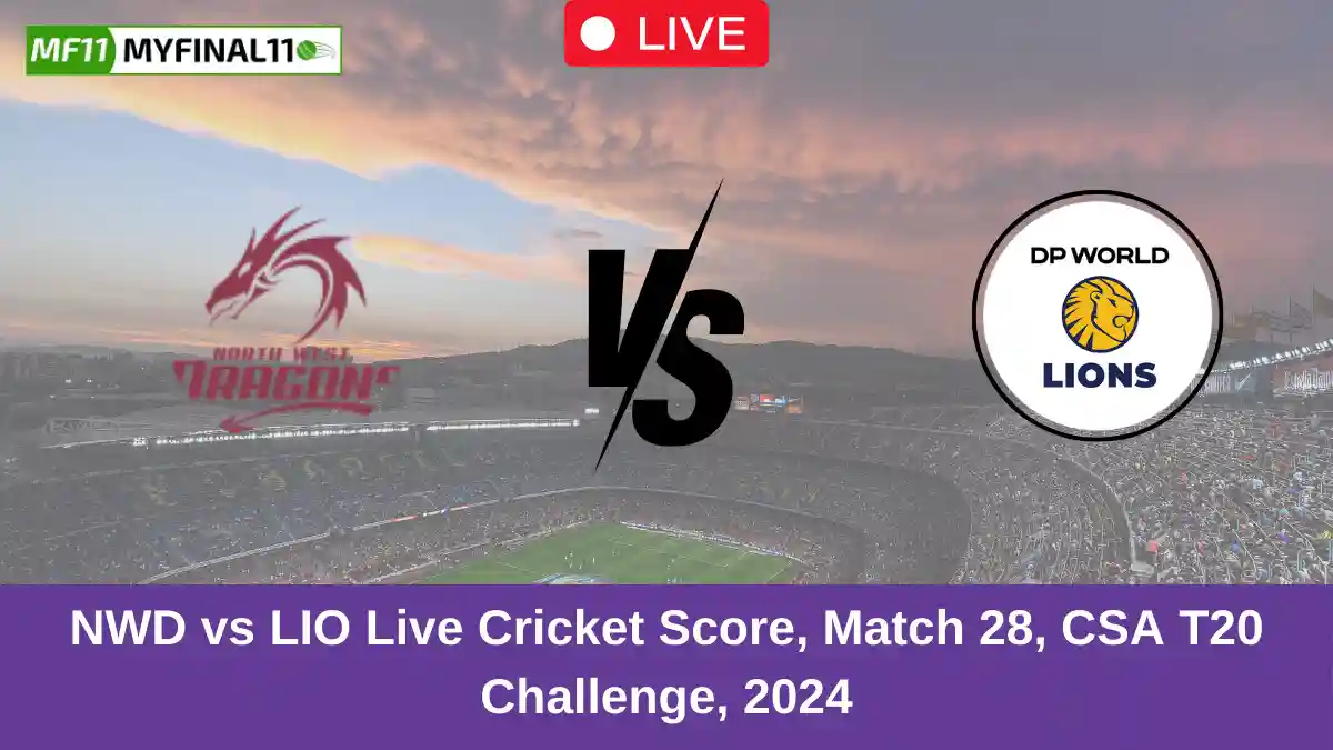 NWD vs LIO Live Cricket Score, Match 28, CSA T20 Challenge, 2024